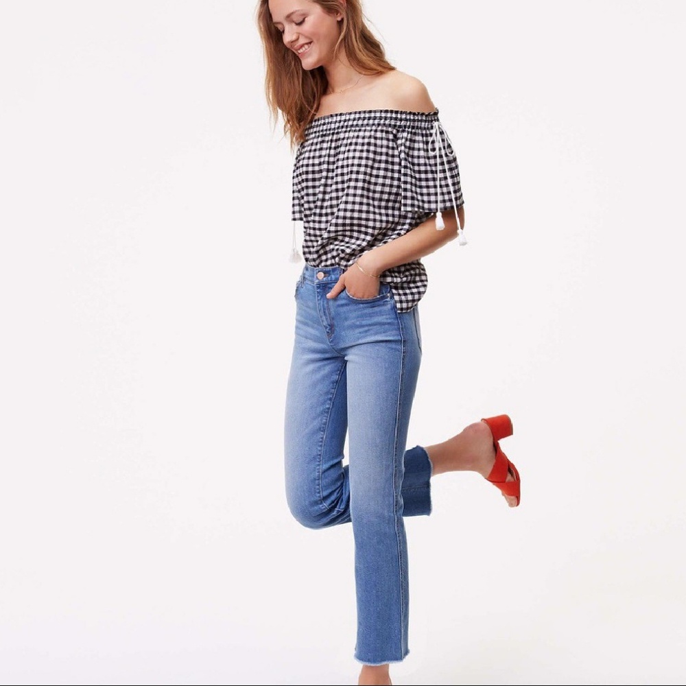 Loft Vintage Straight Jean's Crop 30/10